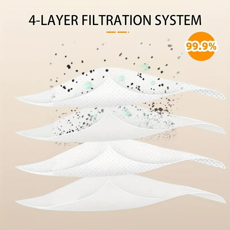 ถุงเก็บฝุ่นแบบใช้แล้วทิ้ง 5 ชิ้นสําหรับ Dreame X30 Ultra/L10s Pro Ultra/X40 Ultra หุ่นยนต์สูญญากาศอัตโนมัติ