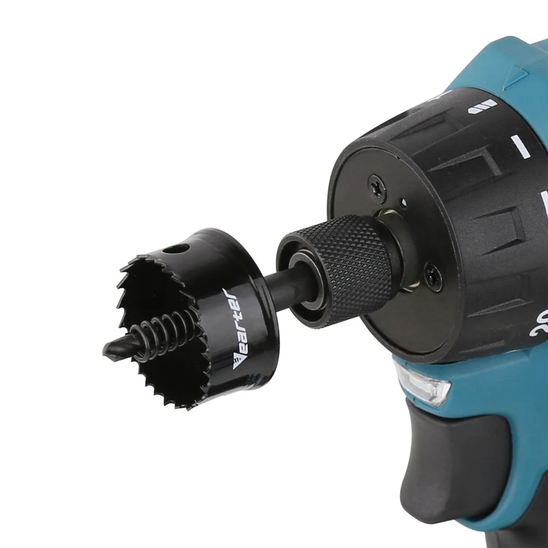 Imagem -06 - Vearter Pacote 22 29 35 mm M42 Bi-metal Buraco Viu Kit 6.35 mm Hex Haste Impacto Broca Conjunto para Chapa Metálica Madeira Plástico Aço Pvc