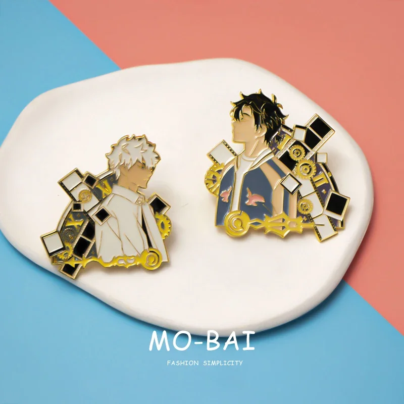 

Anime Link Click Cosplay Backpack Cartoon Badge Decoration Send Friend Xmas Birthday Pendant Gift Accessories Metal Brooch