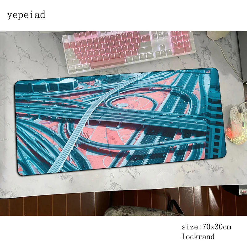 Aerial Pad Mouse Shoreline Computer Gamer Mouse Pad 900x400mm Padmouse Tapis Coastline Mousepad Gadget Office Desk Mats