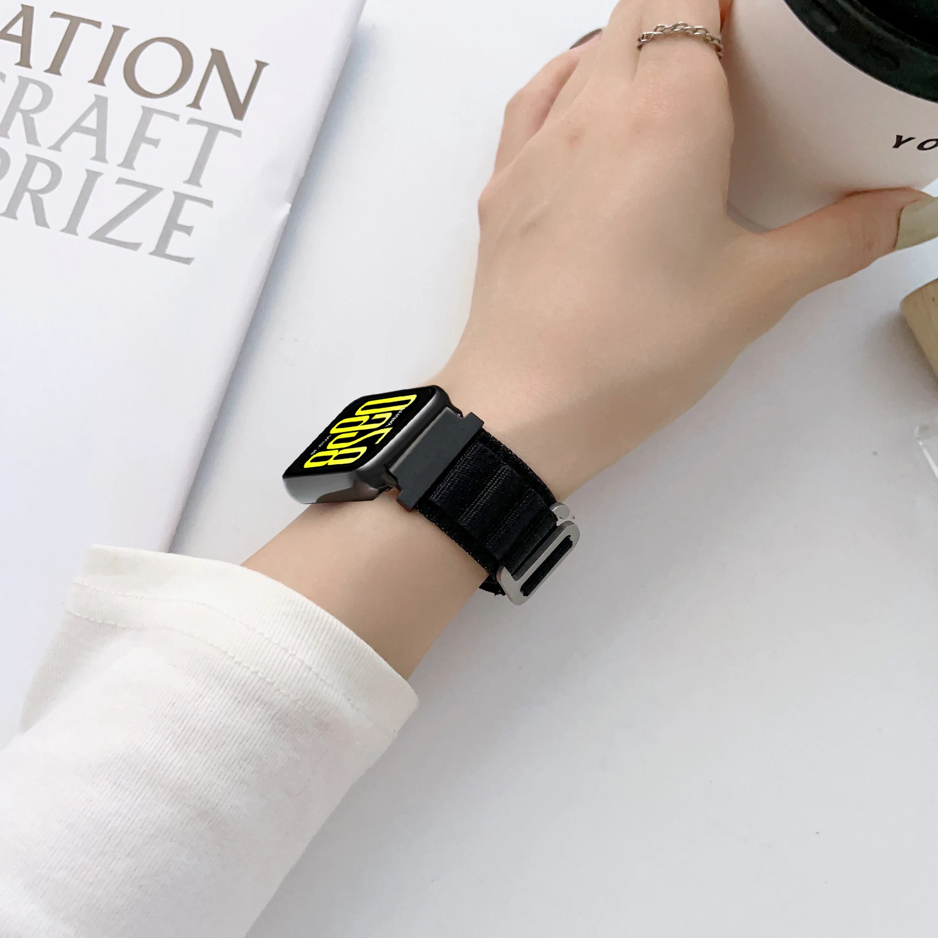 حزام نايلون جبال الألب لساعة Redmi 5 Active/5 Lite 22 مللي متر سوار بديل لساعة Xiaomi Redmi 3 Active/3 Lite سوار رياضي