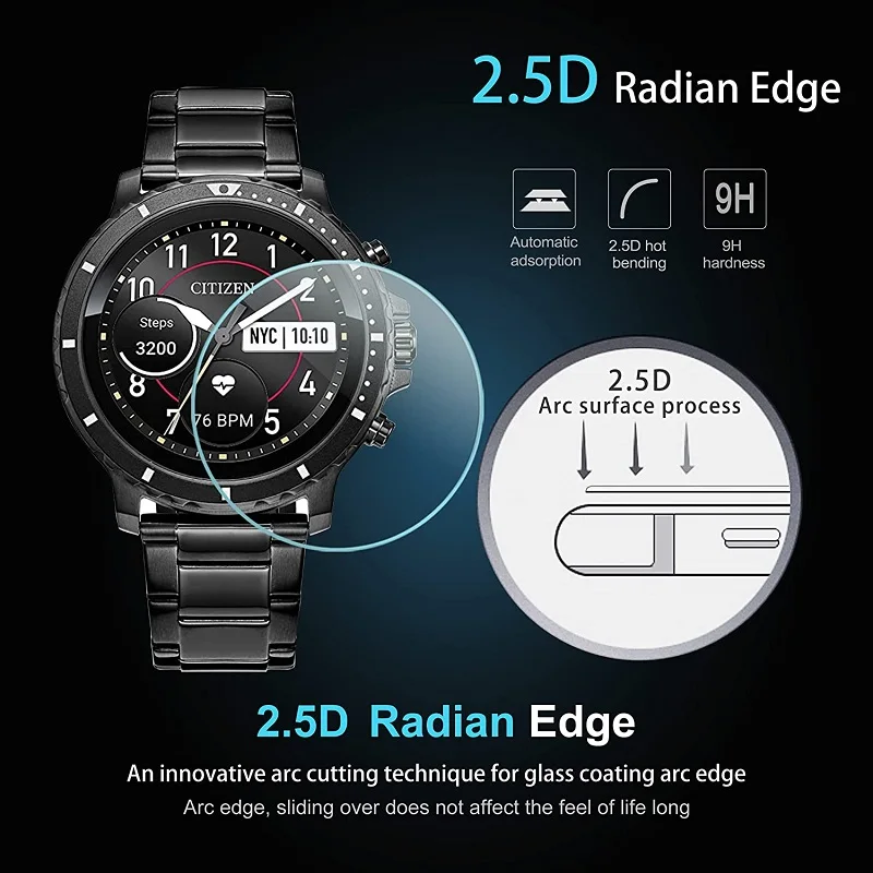 3PCS Smart Uhr Screen Protector für Huawei GT2 46MM Ehre Uhr Magie 2 46mm Gehärtetem Glas Anti-Scratch Schutz Film