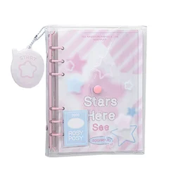 Korean Cute Cartoon Coil Notebook Blank Color Inner Loose Leaf Book Kawaii Girl Handmade Book Manual Scrapbook Material Paper