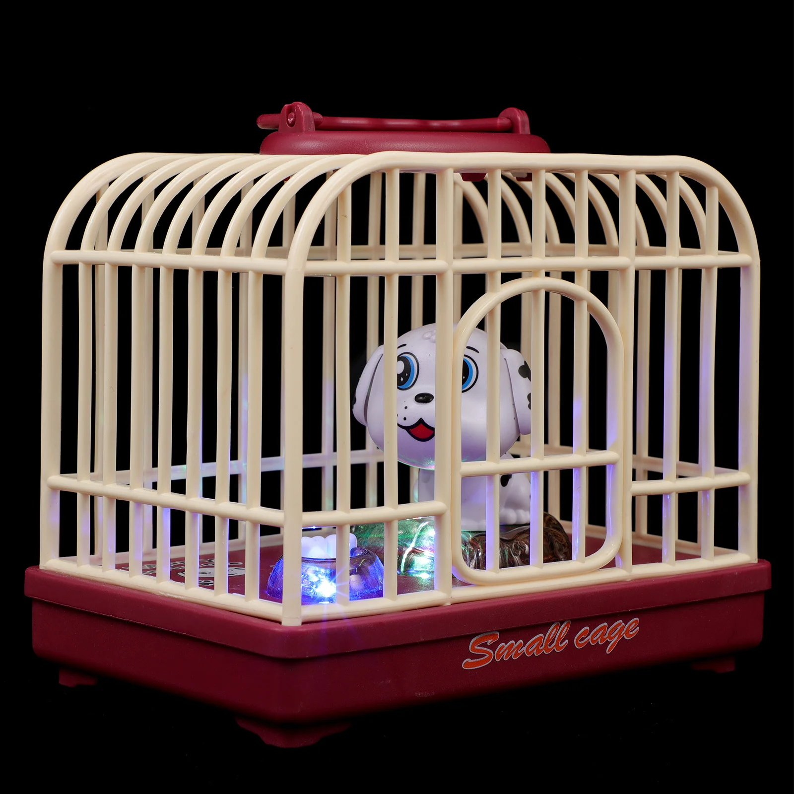 لعبة قفص الكلب للتحكم الصوتي للأطفال على شكل رسوم متحركة رائعة للنوم التلقائي ووظيفة البدء والتحكم الصوتي للكلب #1