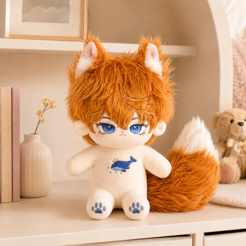 20cm Genshin Impact Tartaglia Cotton Doll Male Character Plush Toy Stuffed Figure Cute Game Collectible Birthday Gift For Fans
