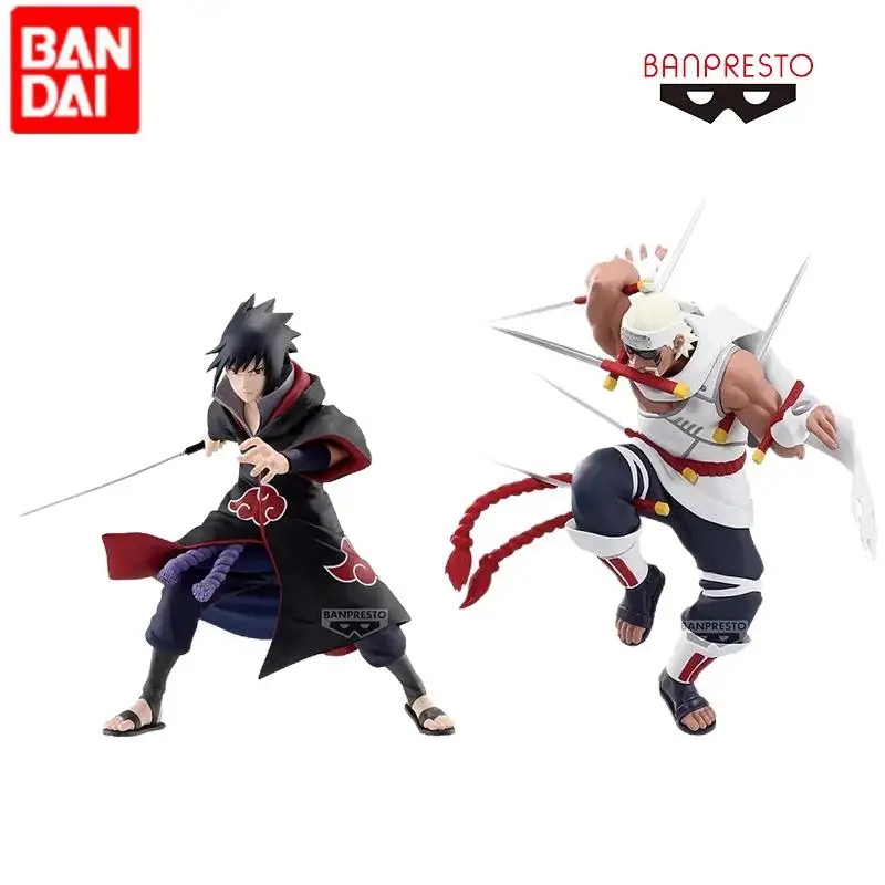 

Original Bandai Banpresto Naruto Vibration Stars Uchiha Sasuk Killer Bee Pvc Figure Model Anime Genuine Desktop Ornament Toy