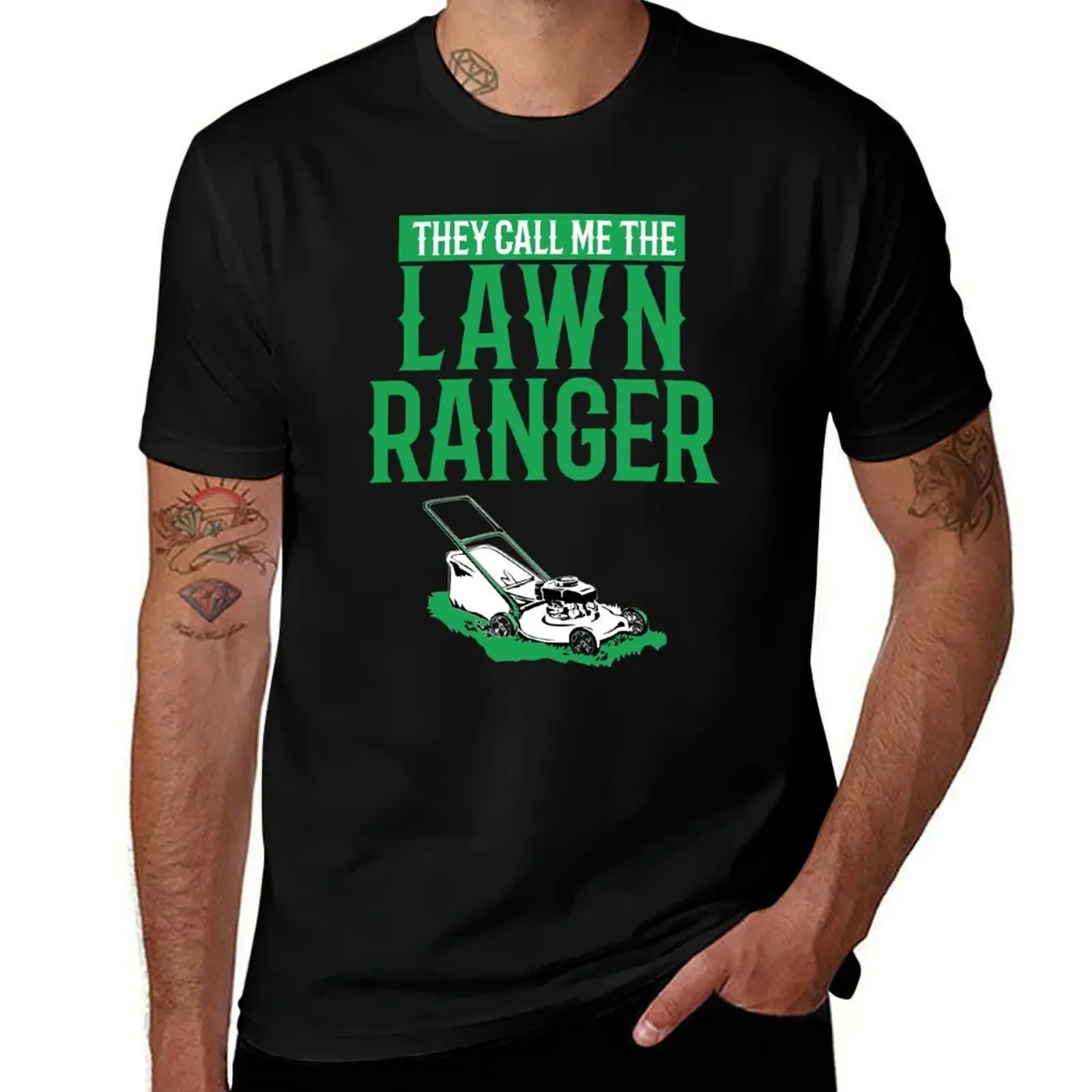 

Lawn Ranger T-Shirt oversized t shirt anime figures oversized graphic tee vintage mens t shirts