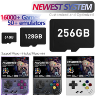 Miyoo Mini 256GB Newest Version System Card 16000+ games 50+ Emulators Customized and Optimized System card for Miyoo mini Plus