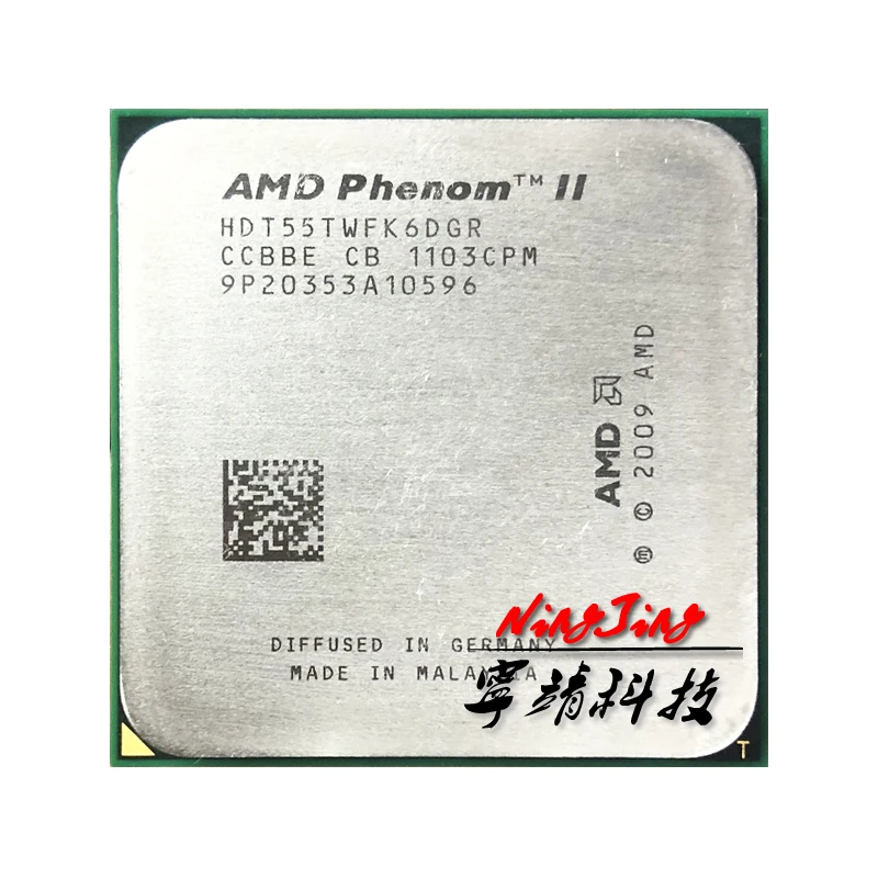 

AMD Phenom II X6 1055T 1055 2.8G 95W Six-Core CPU processor HDT55TWFK6DGR Socket AM3