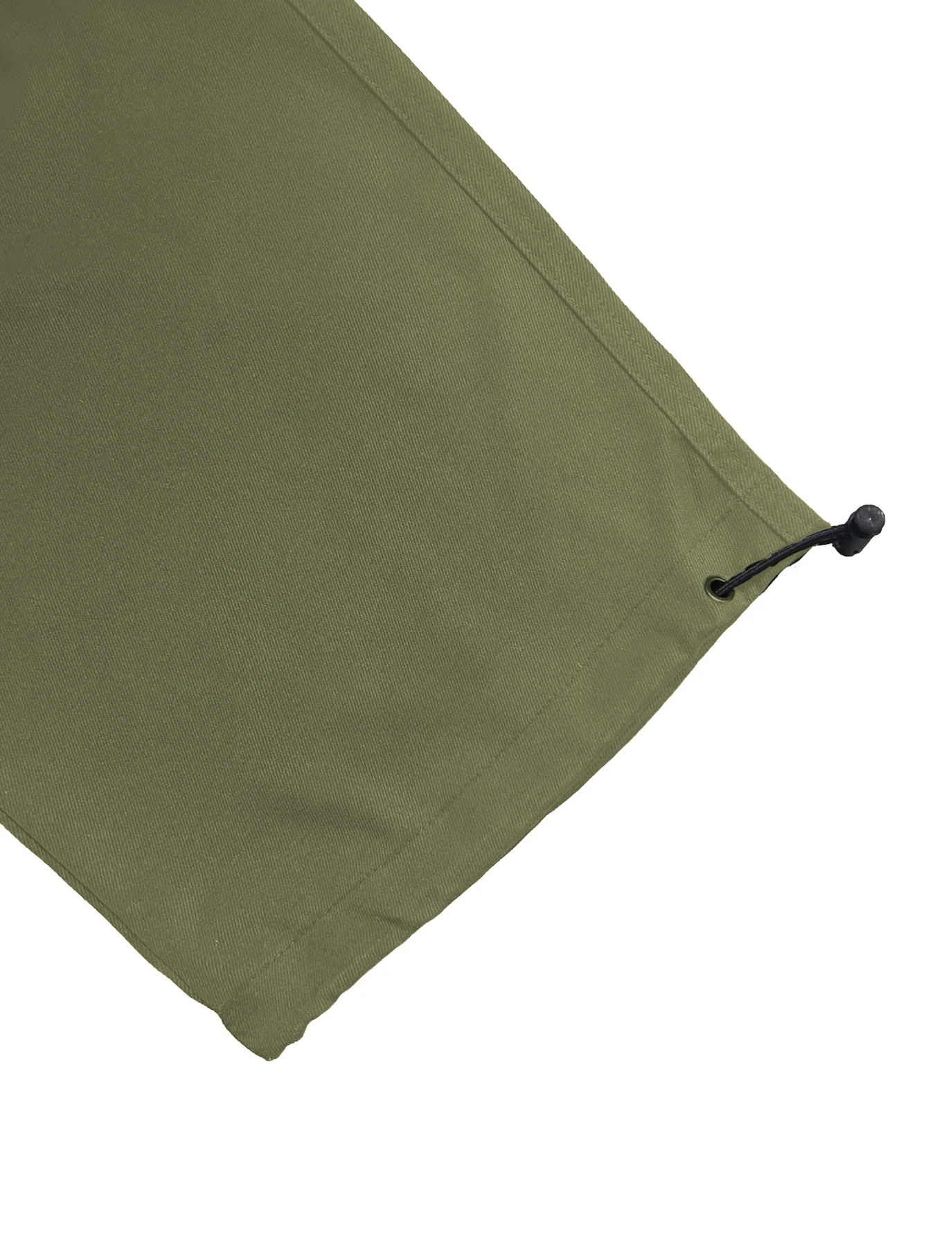 Einfarbige Cargohose für Herren mit Pattentasche, Kordelzug am Bund, normale Passform, lässige Hose mit geradem Bein für den Alltag – Detail 6