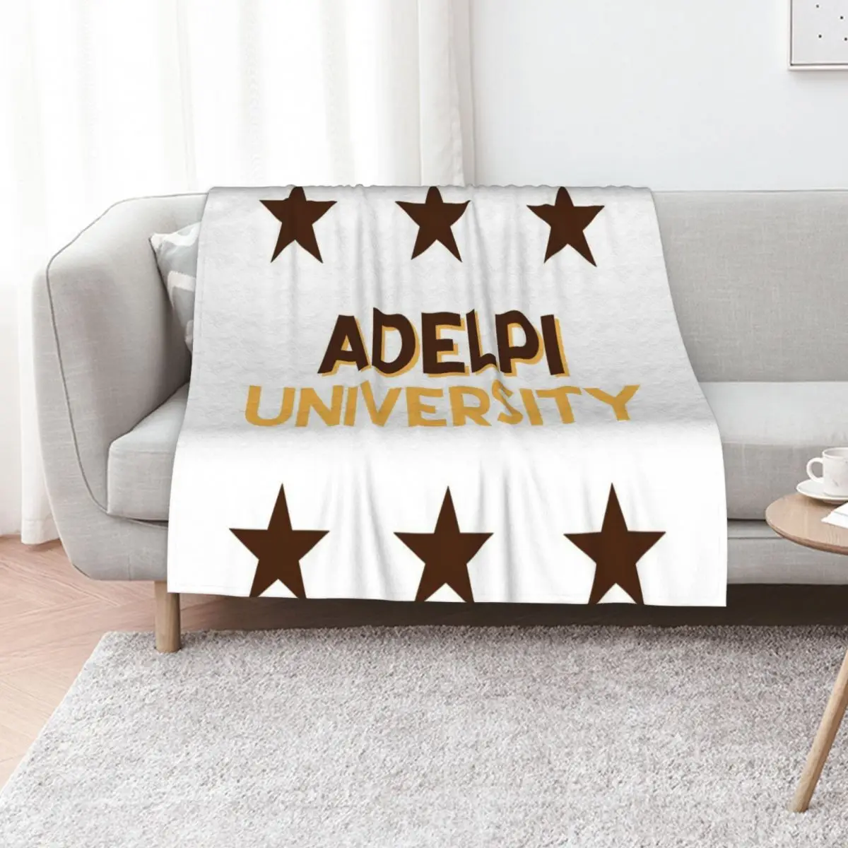 

Adelphi University Throw Blanket Loose warm for winter halloween for sofa Blankets