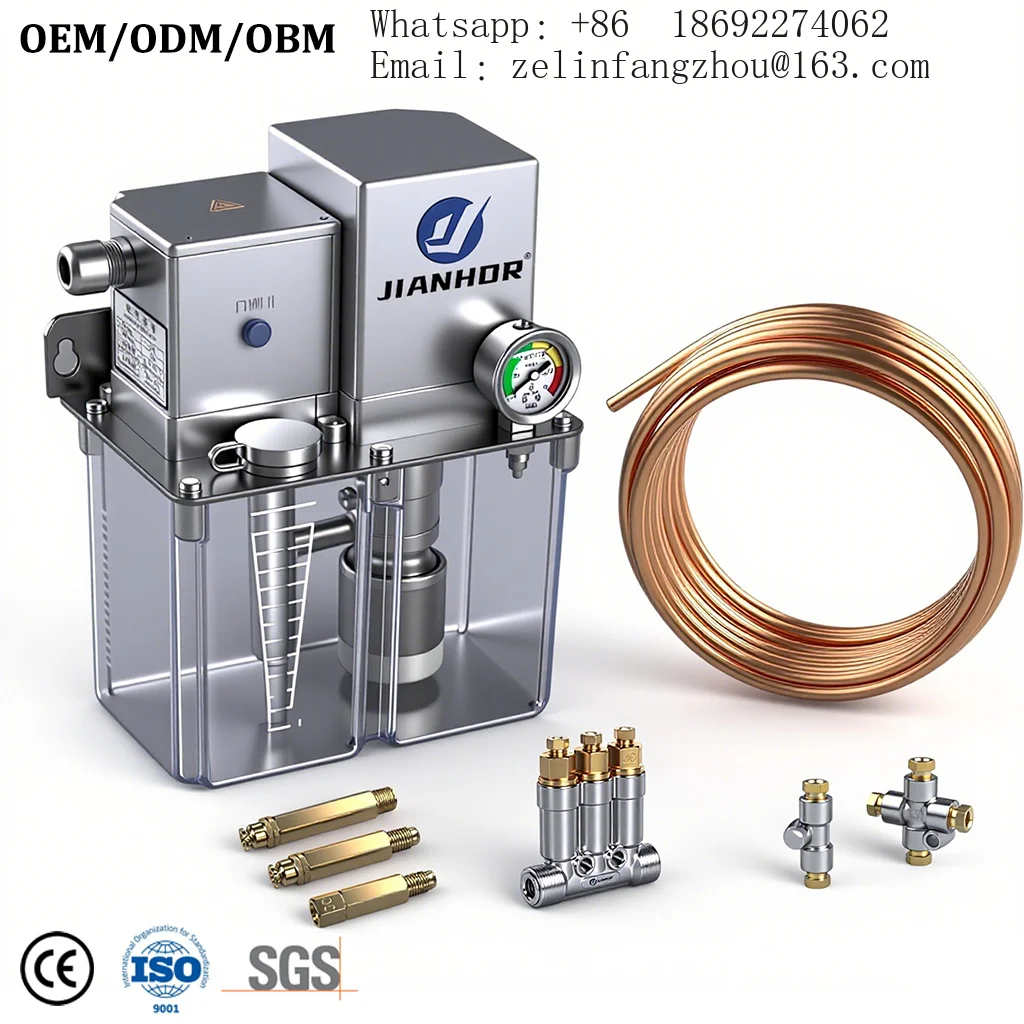 Industrial Auto Electric Lubricating Unit 220V 380V Grease Oil Pump Centralized Lubrication System Heavy Duty OEM Pro
