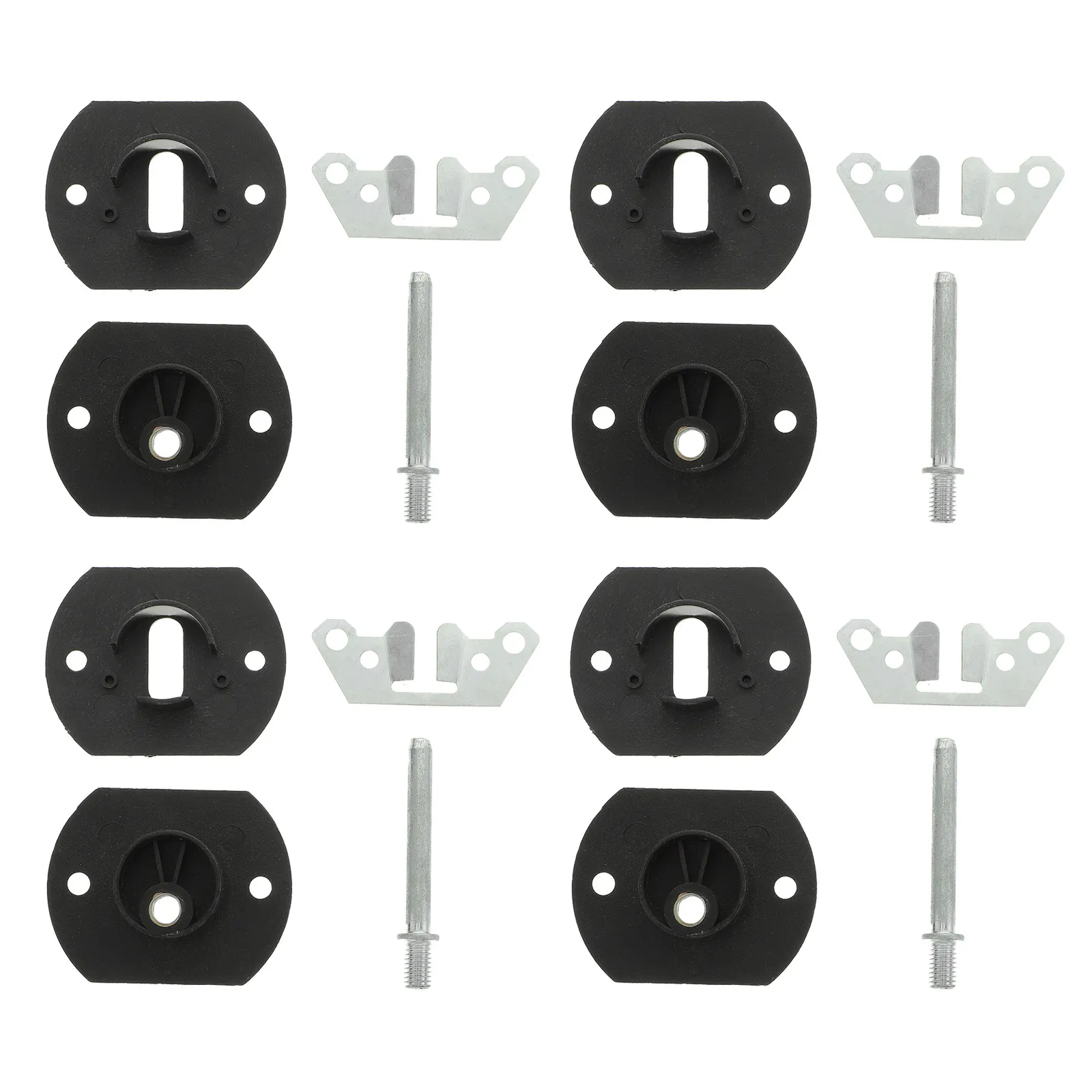4Sets Sectional Furniture Connector Pins Sturdy Sofa Connectors for Couch Linking Multi Angle Adjustment Rust Proof Deformation