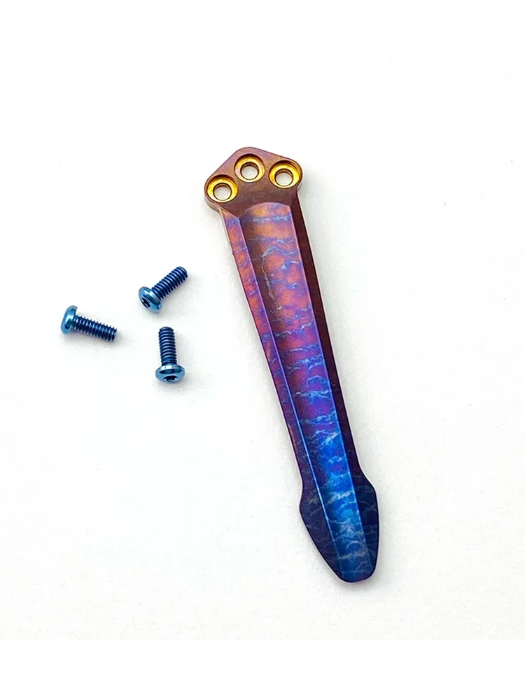 Imagem -06 - Grampo de Bolso Titanium Braçadeira Traseira Cnc Benchmade Bugout 535 Griptillian 551 940 595 565 Comandante Zt0640 0920 Cores