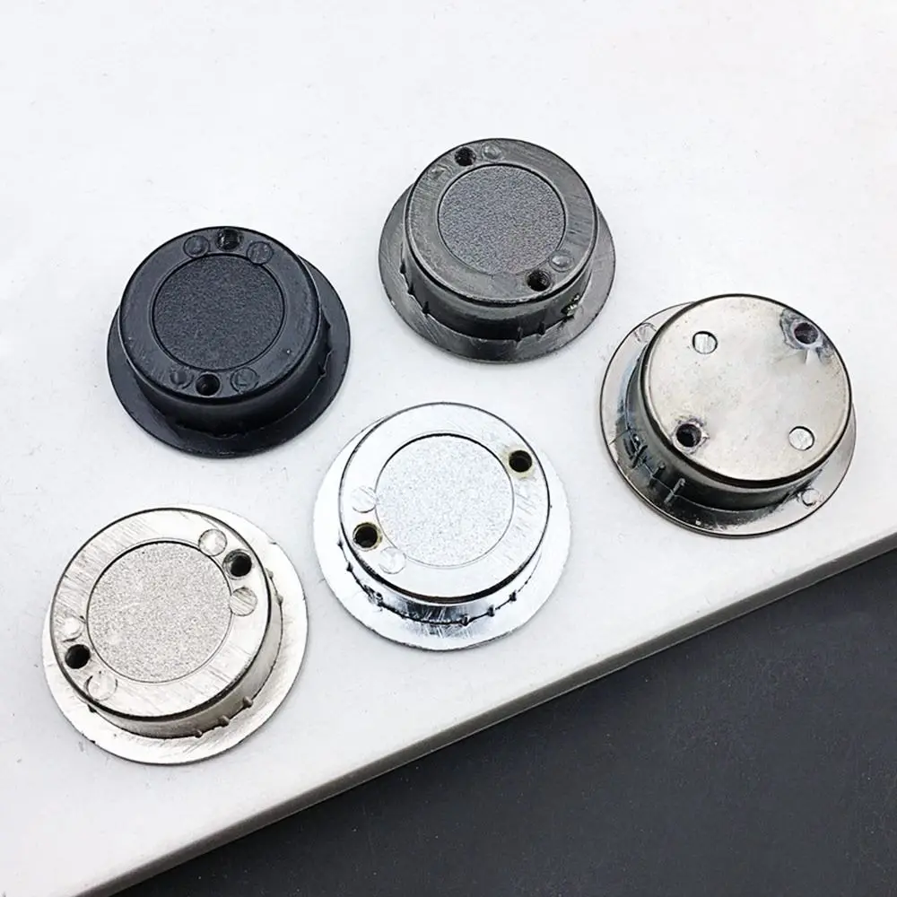 Modern Stainless Steel Hidden Door Handles Round Cupboard Tatami Cabinet Handle Pull Wardrobe Recessed Drawer Pulls Tatami