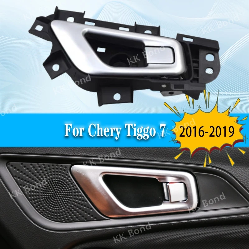 

for Chery Tiggo 7 2016 2017 2018 2019 Car Accessories Front Rear Left Right Door Plated Inner Grip Handle