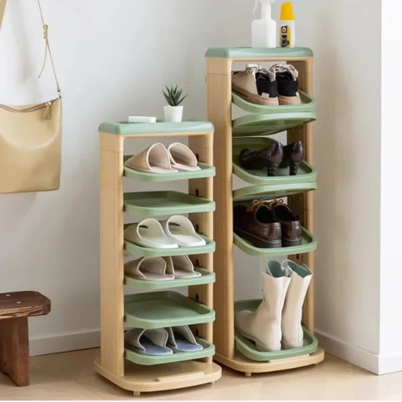 

Provincial Space-saving Shoe Organizer Multi-storey Vertical Shoe Stand for Household Doors Narrow Shoe Storage Solution