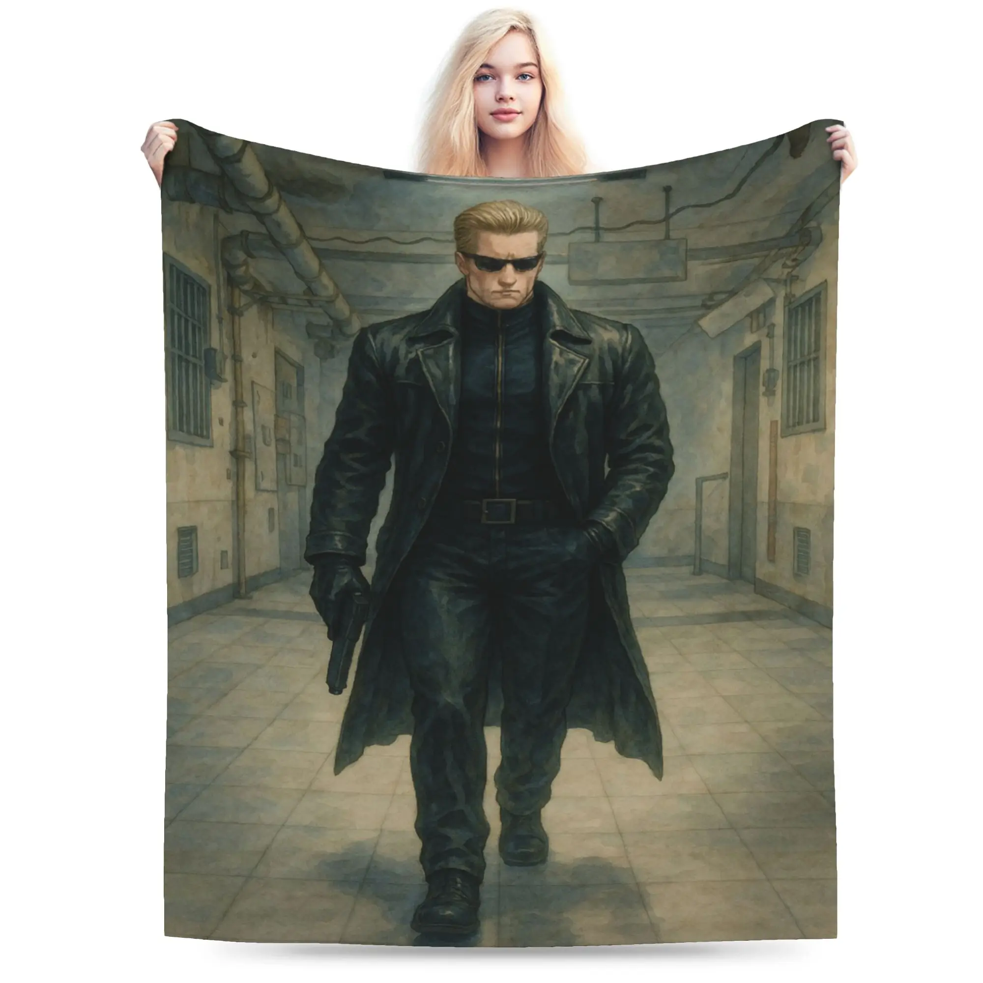 Albert Wesker  Blanket Multiple Sizes Soft and Lightweight  Throw Blankets for Sofa Couch and Bed