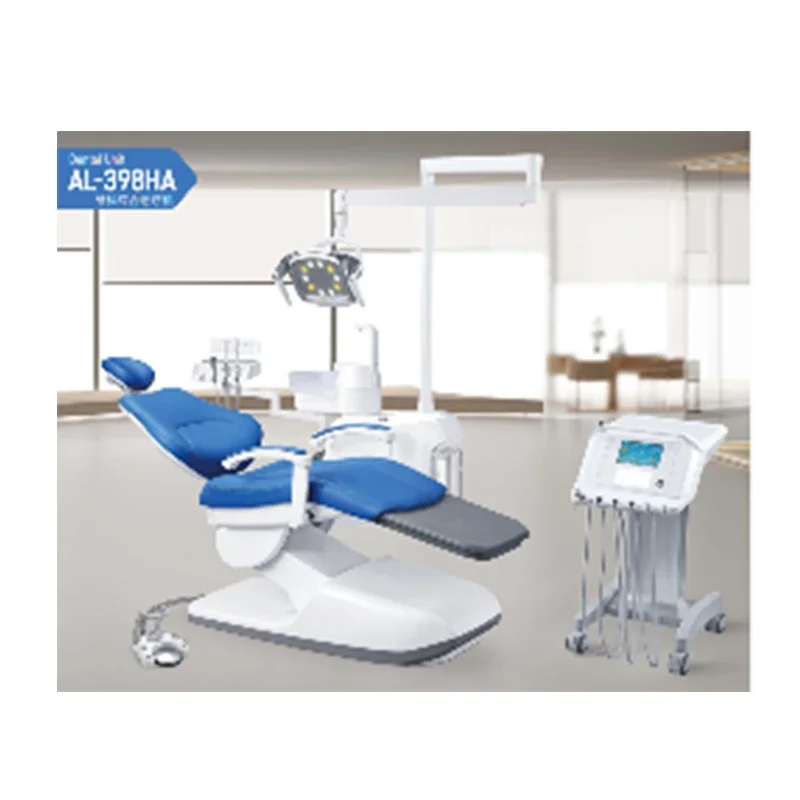 AL-398HA High Quality Modern CE Safety Electric den tal Chair Unit Equipment Factory Price