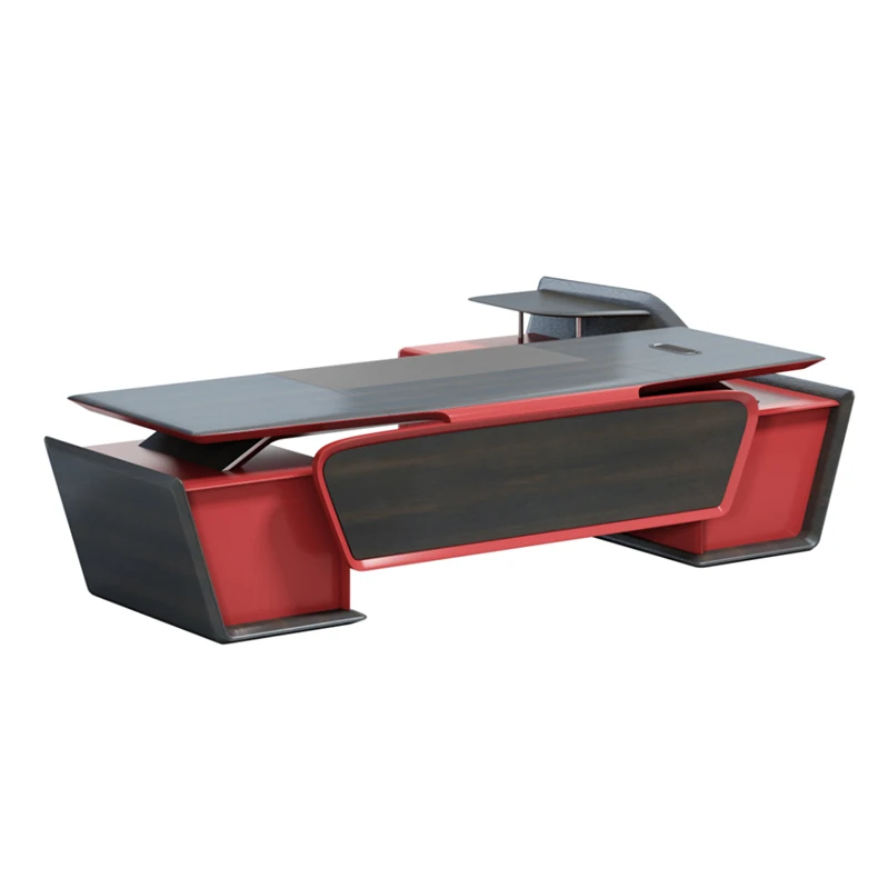 

Офисный элитный l-образный деревянный стол для руководителя, офисный стол для генерального директора, Bureau De Travail Ufficio Muebles De Oficina Modernos