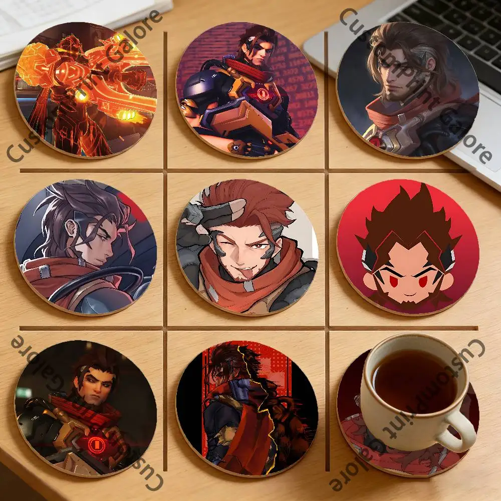

O-Over-watchES Emre Heat-Resistant Pine Coasters Lightweight Sturdy for All Drinkware Easy to Clean