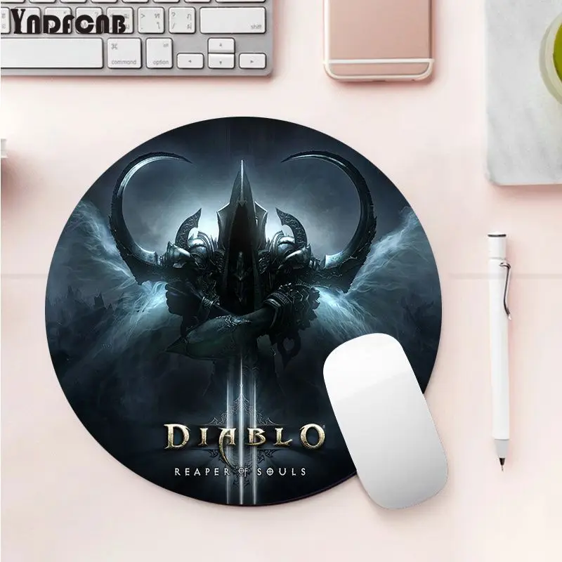 Karpet Mousepad Gaming Komputer PC Karet Diablo Favorit Saya untuk PC Laptop Notebook