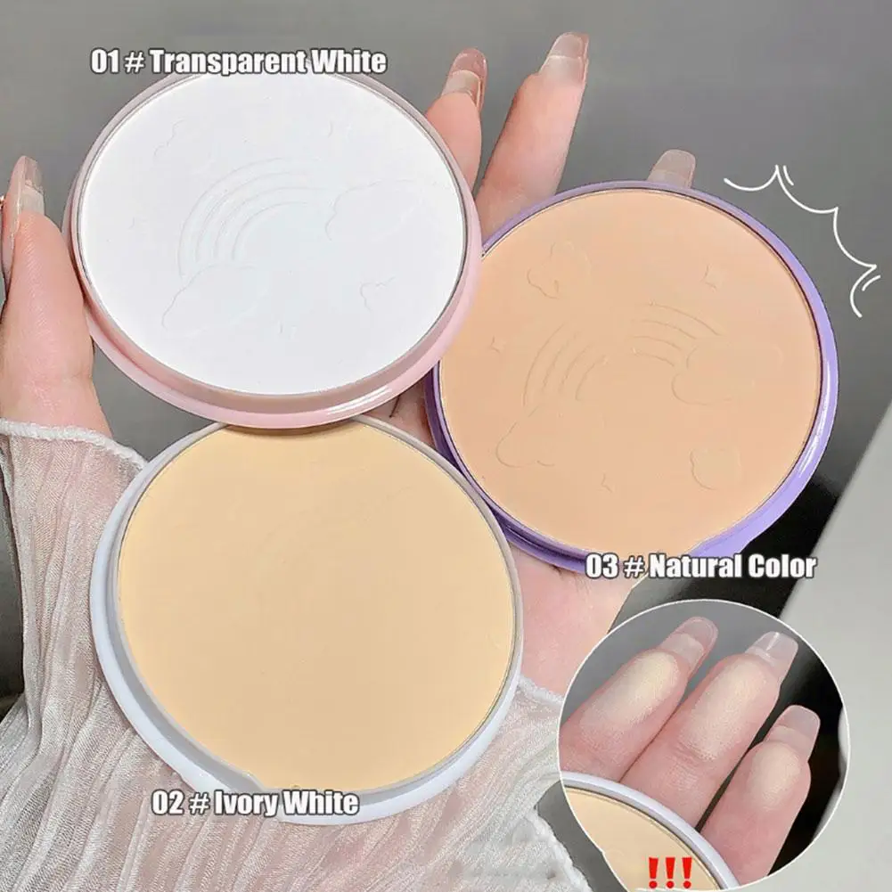 Oil Control Makeup Pressed Powder Stay-Matte Waterproof Face Makeup Oil control Finish Powder Matte Velvety Face Powder