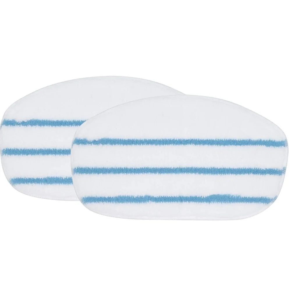 Almohadillas de microfibra para mopa a vapor PurSteam ThermaPro 10 en 1, almohadillas de repuesto reutilizables y lavables, 2 uds.