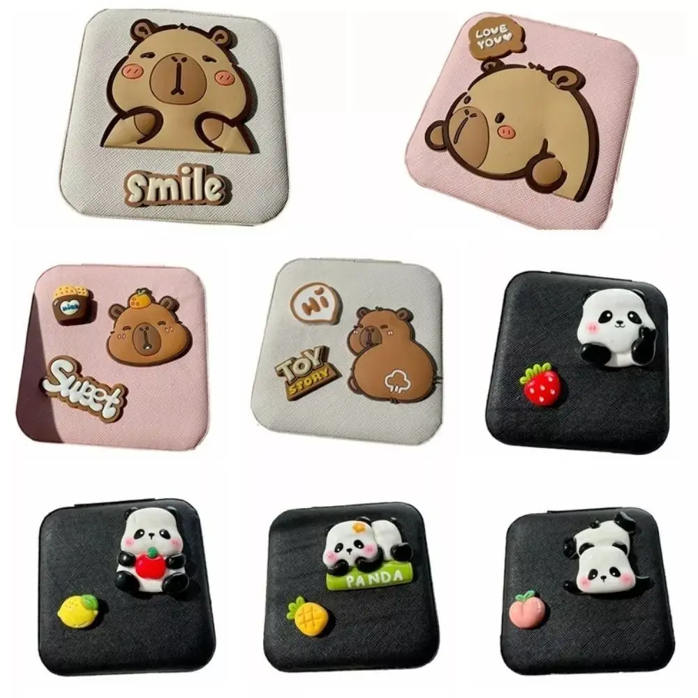 New Cartoon Capybara Jewelry Storage Box Large Capacity Portable Necklace Ring Case Cute Creative Jewelry Display Box