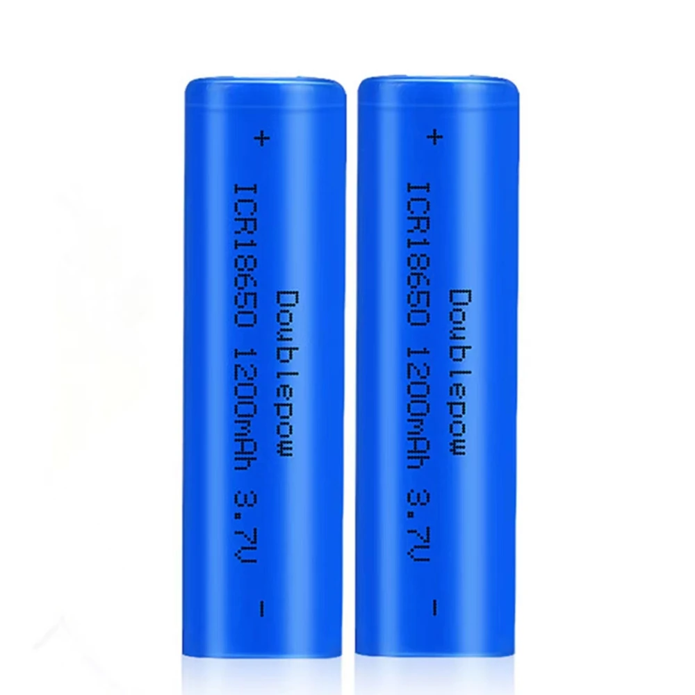 1pcs/lot New 18650 rechargeable battery 3.7v 1200mAh 18650 rechargeable lithium battery flashlight battery