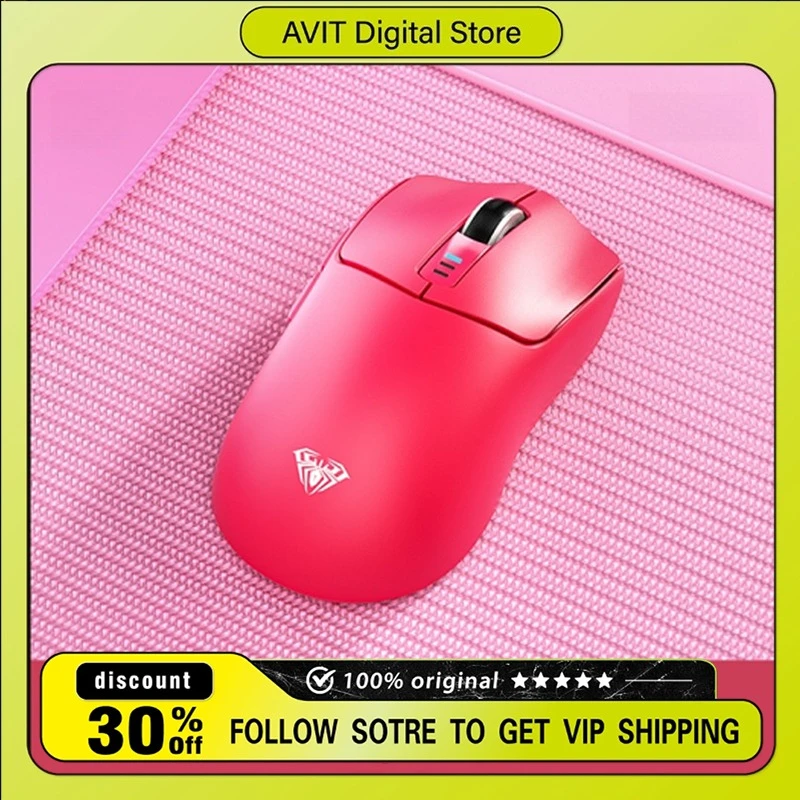 

Aula SC580 Tri-Mode Wireless Mouse Lightweight 12000DPI PAW3311 Bluetooth Office E-sports Gaming Mouses PC Gamer Accessories