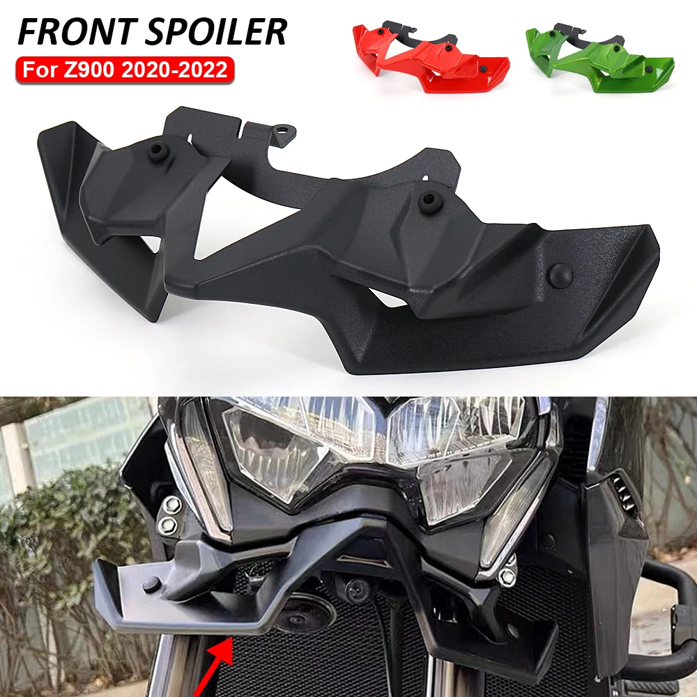 

New Z900 Motorcycle Accessories Naked Front Spoiler Winglet Aerodynamic Wing Kit Spoiler For Kawasaki z900 2020 - 2024 2023 2022