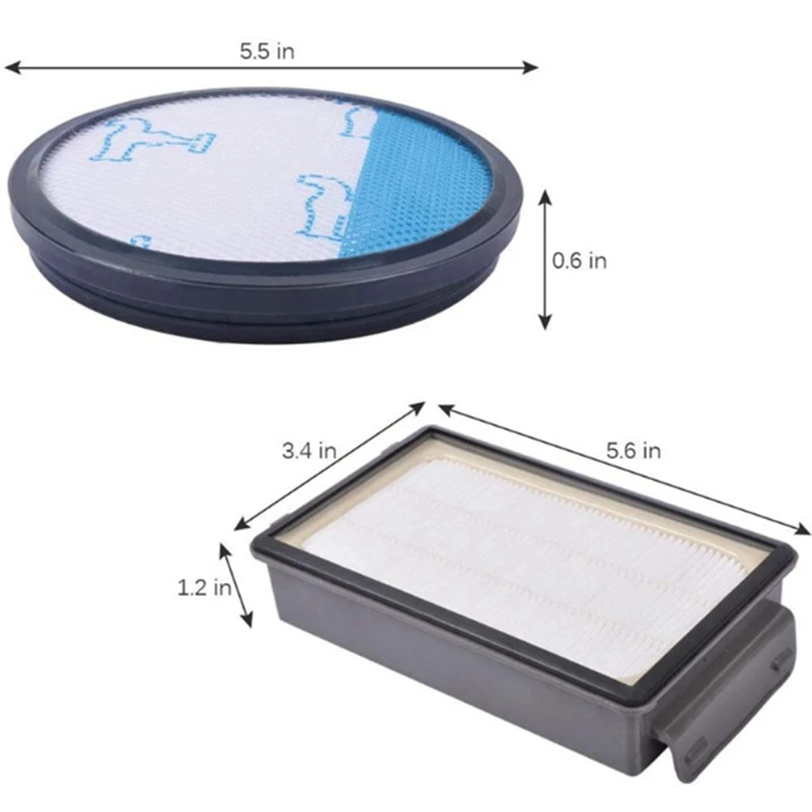 4 Pcs HEPA Filters for Rowenta Cyclonic Power Series RO3753EA RO3731EA RO3786EA  Tefal Compact  Filter HEPA