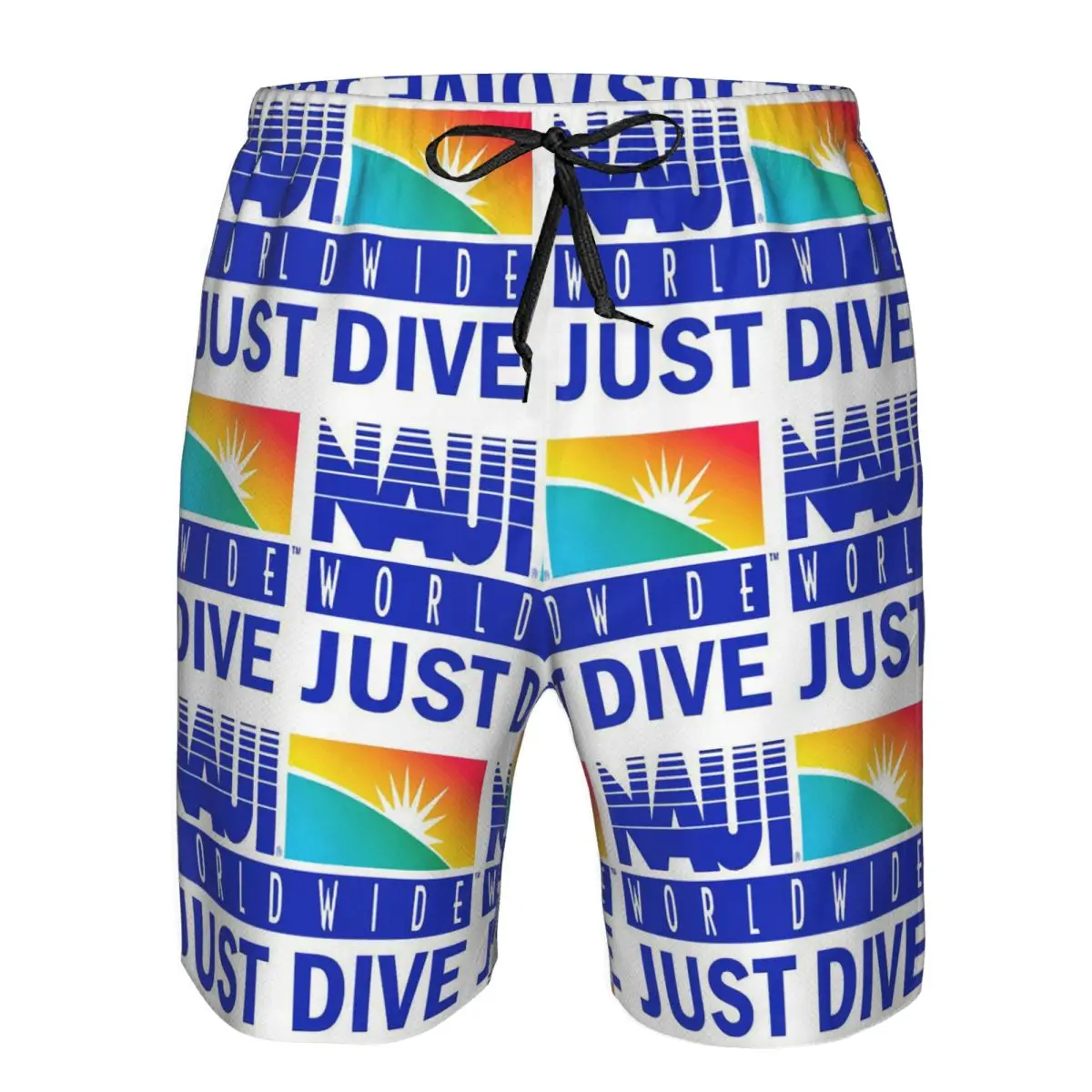 

NAUI The Difinition Of Diving Trunks Beach Board Shorts Casual Quick Dry Swimming Summer Men Pants
