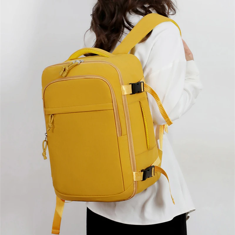 المرأة حقيبة السفر التنقل المشي لمسافات طويلة التخييم حقيبة تسوق كمبيوتر محمول كلية المدرسية رحلة عمل الأمتعة حقيبة يد