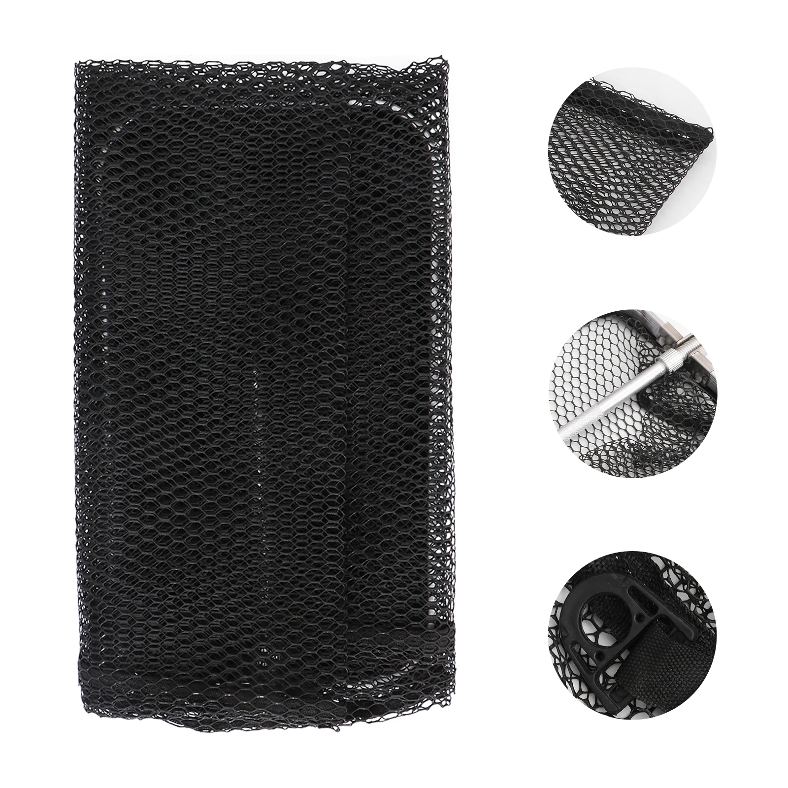 

Mesh Bag Net Bag Folding Fishing Net Thickening Small Grid Nets Metal Simple Load Storage Diving Snorkeling Spearfishing