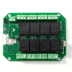 Tuya 8 Channel WIFI Smart Switch Module DC 7-27V AC85-250V WIFI/Zigbee Wireless RF 433MHZ Control Work with Alexa Google Home