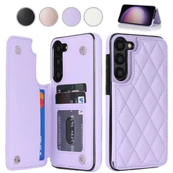 Funda de cuero con inserto de tarjeta de fragancia pequeña, billetera para Samsung Galaxy A73, A72, A71, A55, A54, A53, A52, A51, A50, A35, A15, A14, A13, A12, A04s