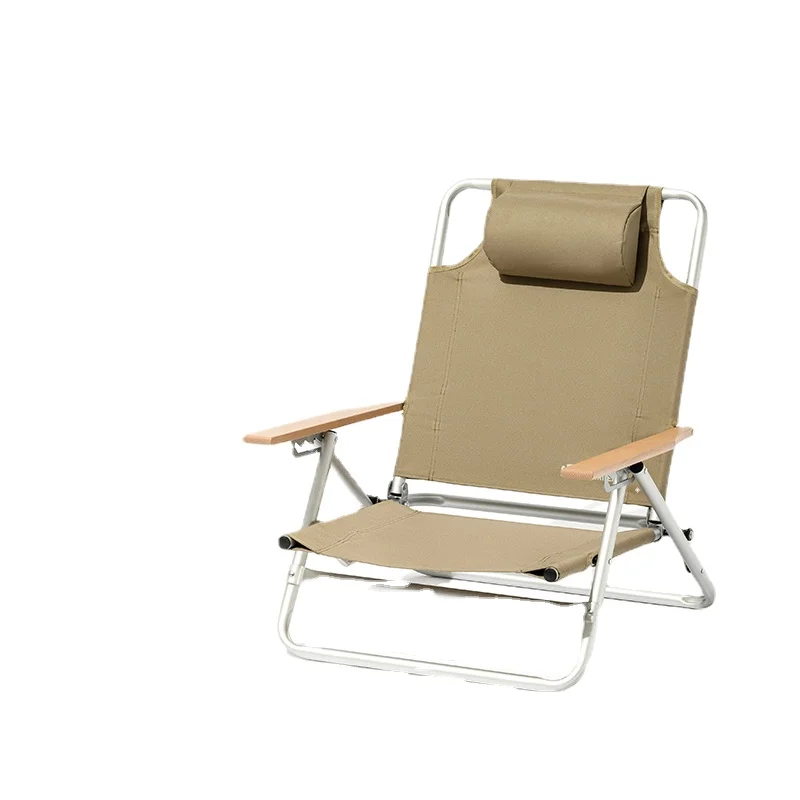 

YY Aluminum Alloy Adjustable Low Recliner Casual and Portable Single Lazy Bone Chair