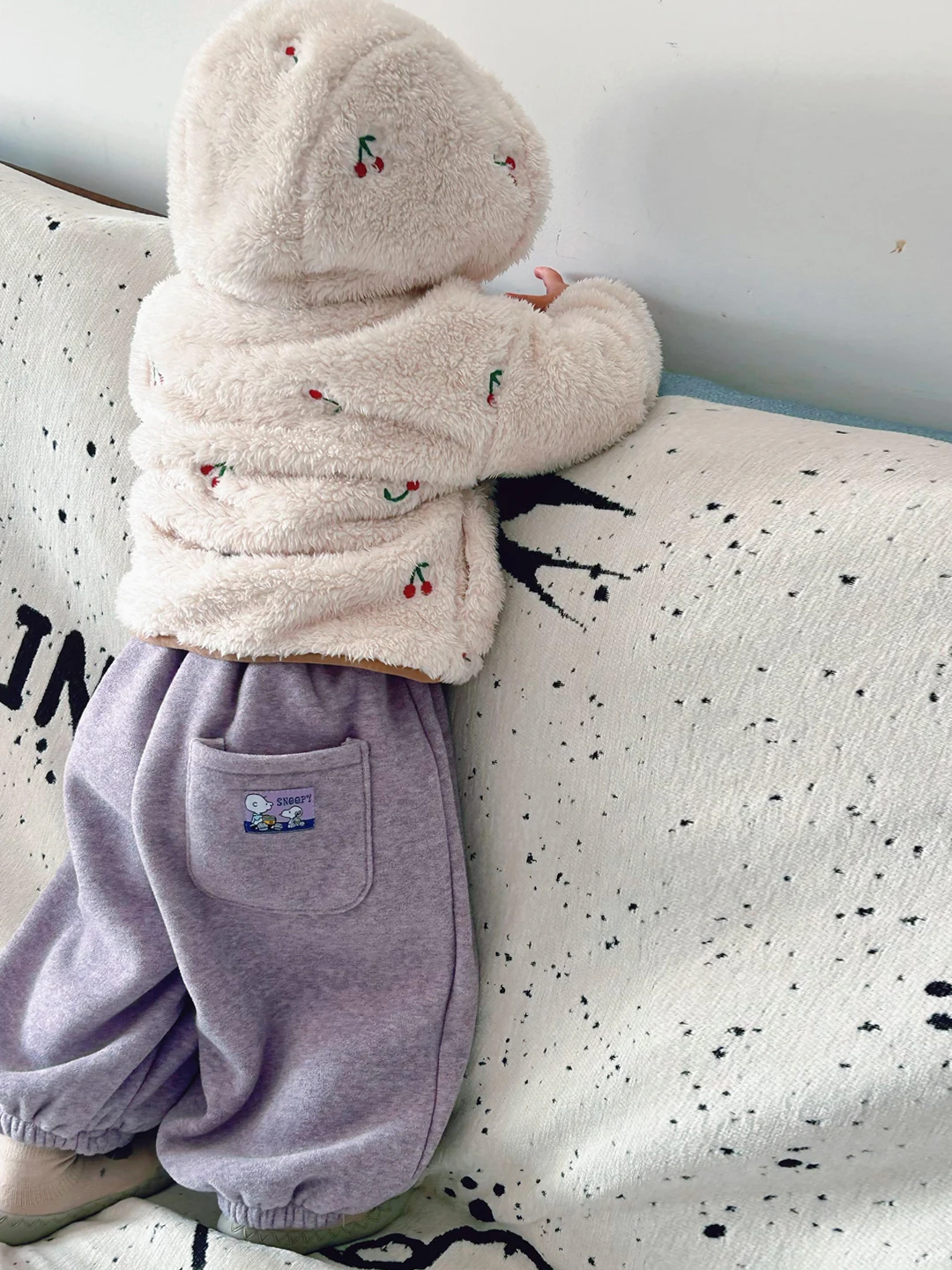 Pantalons doublés pour filles, automne-hiver, mode, mignons, à revers, à jambes larges, taille haute, coupe droite, pour le travail