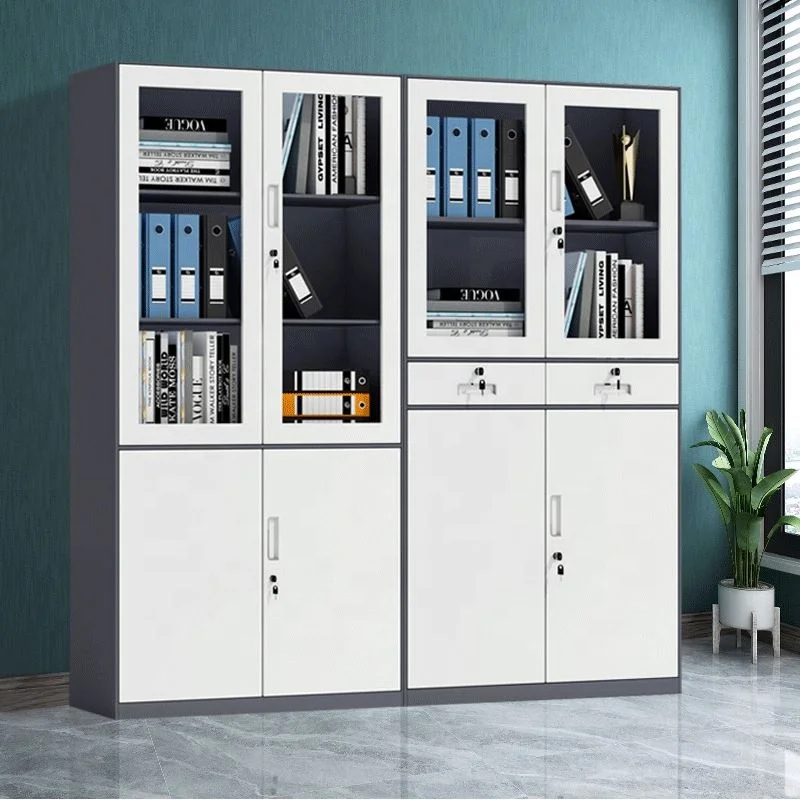 Wholesale Price Office Metal File Cabinet 2 Doors, Metal Locker With Lock, Steel File Cabinet