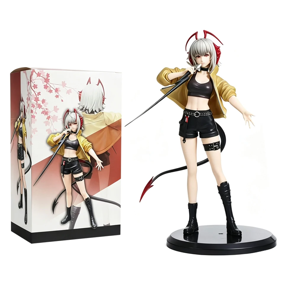 Heiß begehrte Arknights Wiš'adel Figur: Stehende Pose, niedliche, coole Action-Scharfschützen-Figur aus PVC, Sammlerstück, Geschenk, auf Lager