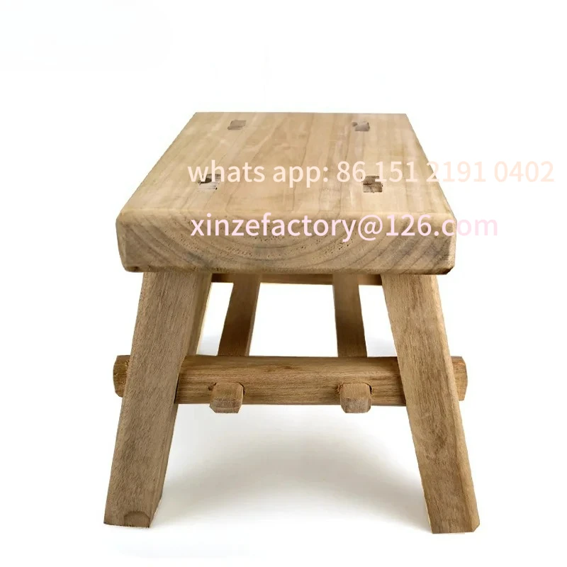 

Customizable czop wspólnej prymitywne ręcznie drewniane stołek unikalne