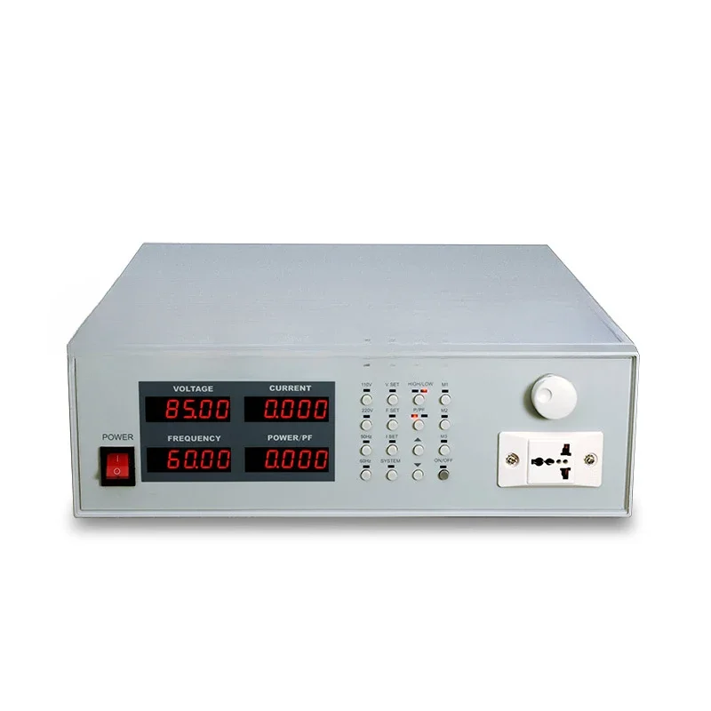 Programmable AC Power Source Digital Display Single Phase Variable Frequency Power Supply