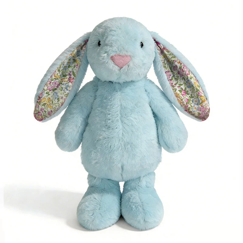 

25cm*Wholesale Shy Floppy Ear Bunny Plush Toy Soft Stuffed Animal Doll For Girls Cute Easter Valentine Birthday Companion Gift
