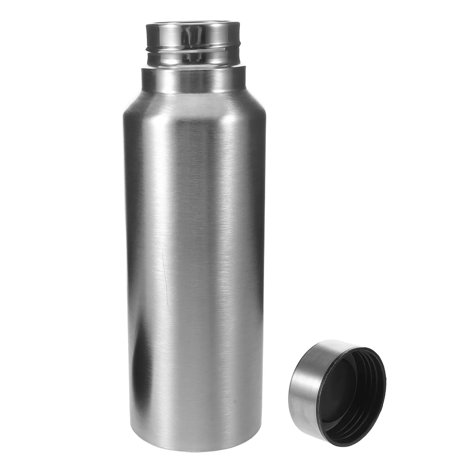 Stainless Steel Single Wall Water Bottle 750Ml Spill Proof Leak Resistant Insulated Coffee Mug Portable for Commute
