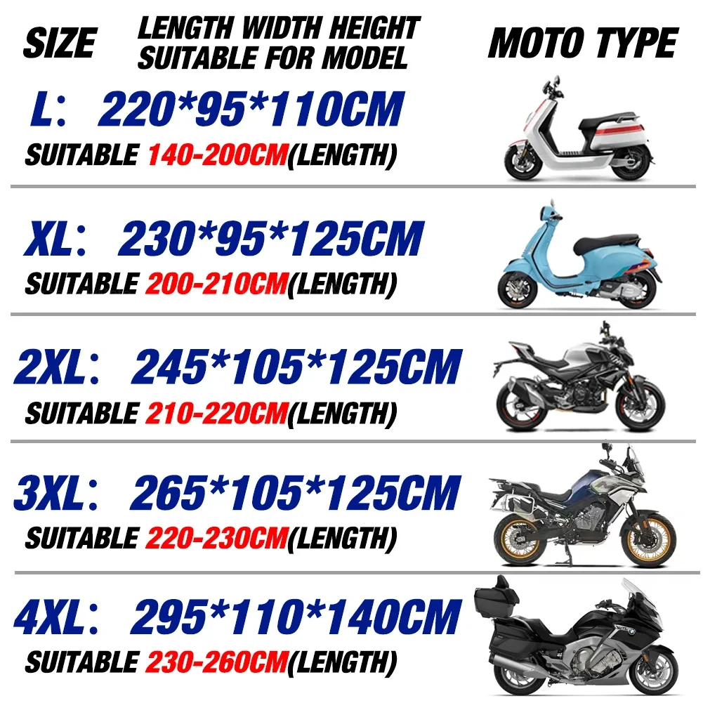 For YAMAHA T-MAX TMAX 530 T max 530 T-Max530 TMAX530 Motorcycle Cover 210D Oxford All Season Outdoor Waterproof Dust Debris
