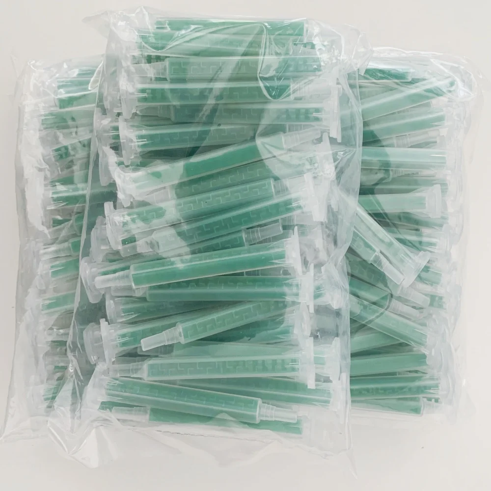 Buse de mélange de résine époxy, mélangeur statique, Tube de mélange adhésif, seringue pour pistolet à colle AB, mélangeur de liquide à deux composants, 10/20/50 pièces