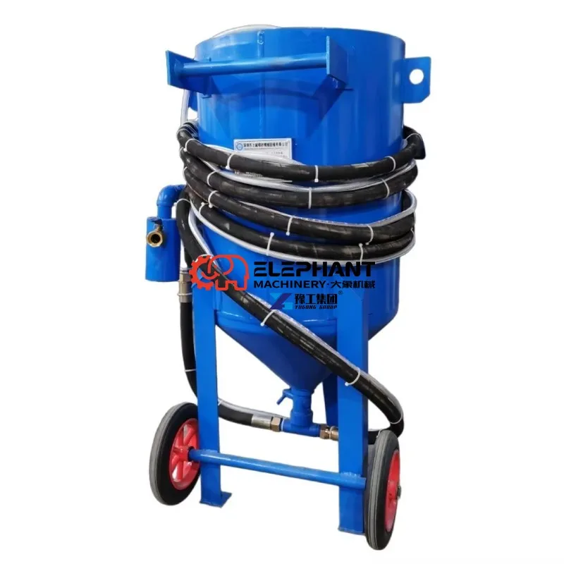 7Bar Sand Blaster Machine Heavy Duty Marine Coating Removal System Abrasive Surface Treatment Equipment for Shipbuilding