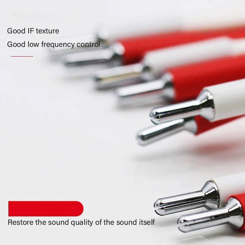 Pair Ortofon SPK-4500 Speaker Wire OFC Silver Plated HiFi Audio Amplifier Horn Cable Banana Plug